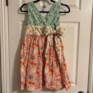 Little Miss Marmalade Girls Size 14-16 (*see notes) Bakeshop Wrap Vintage Dress